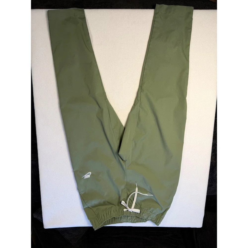 Nike Sportswear Essential Woven Taper Pants‎ Olive Green Women Drawstring Jogger